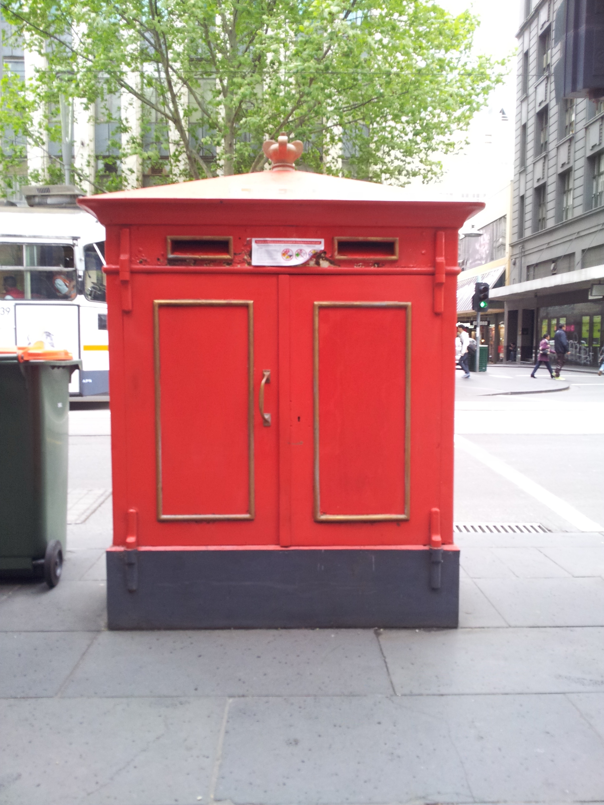 Post box, double – Storey of Melbourne